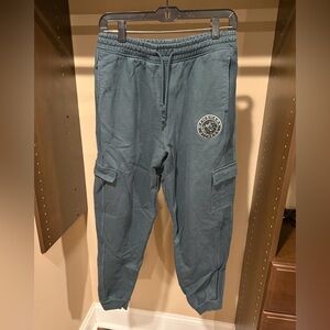 Gymshark Teal Cargo Joggers